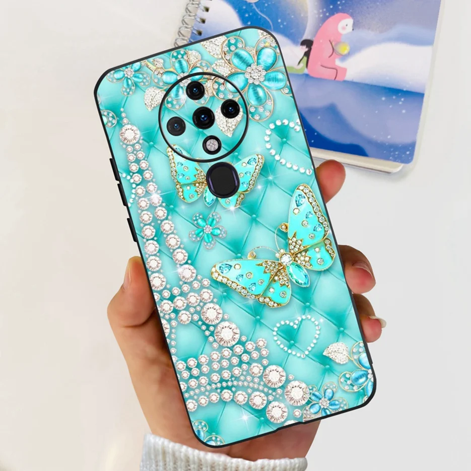 Cute Fashion Painted Soft Silicone Phone Case with Bumper 6.8