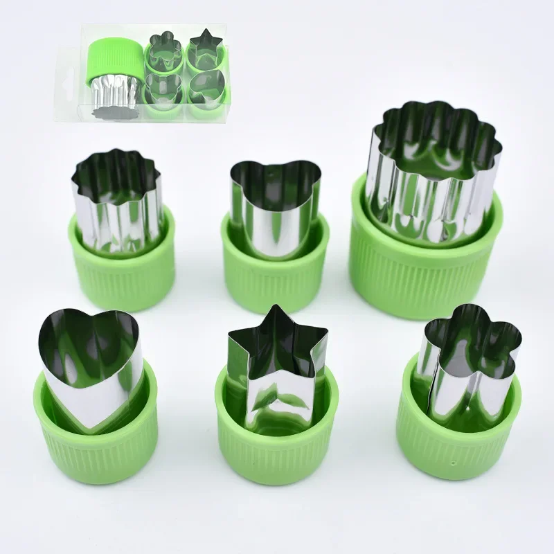 Vegetable Cutter Shapes Stainless Steel Durable DIY Fruit Cookie Stamps Cake Food Cutting Mold Kitchen Tool Vegetables Cutter