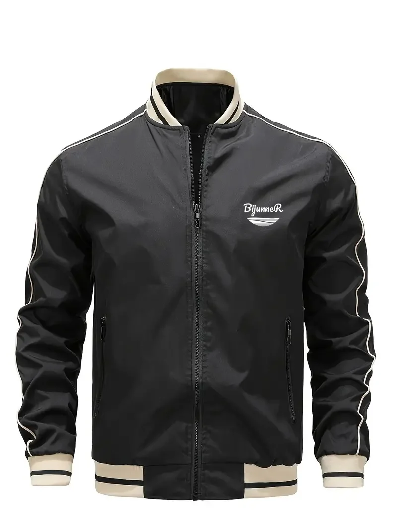 New Design Men golf Jackets Brand Outdoors Windproof Clothing Baseball Collar Casual Streetwear Coats Spring Autumn