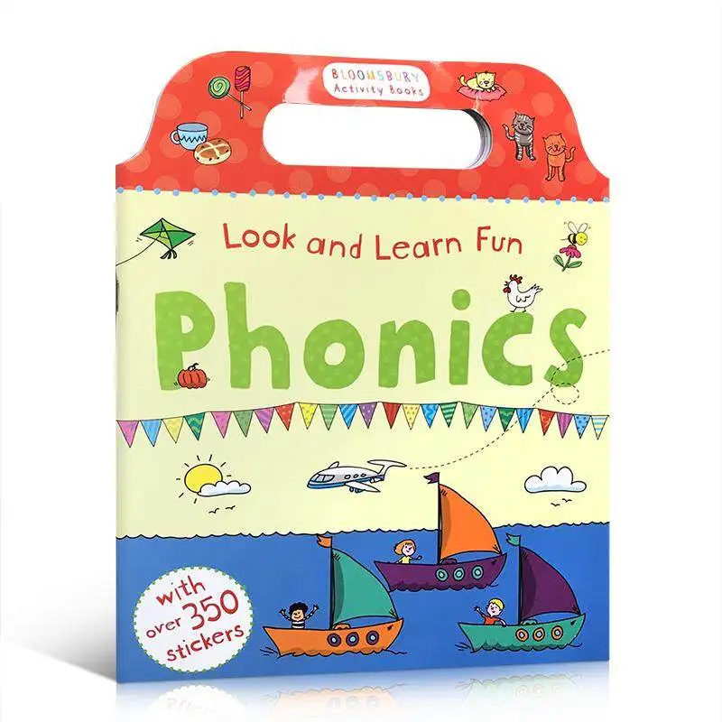 

Milu Original English Look And Learn Fun Phonics Children's Exercise Book Sticker Picture