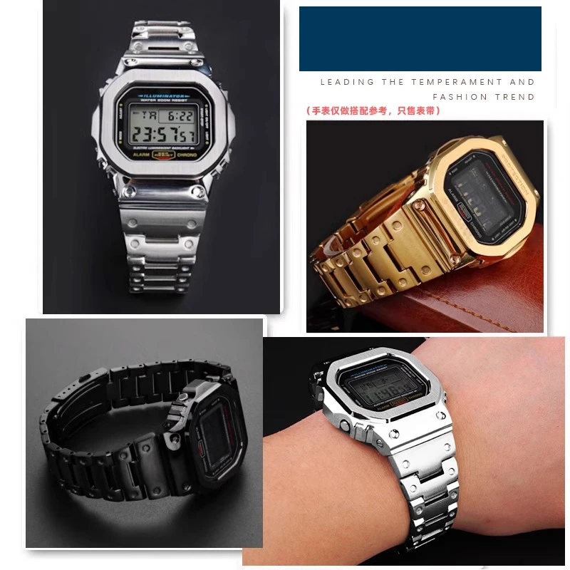 Tva Mod 5610 Titanium Mod Kit G Shock 5610 Mods Metal Suit DW5600