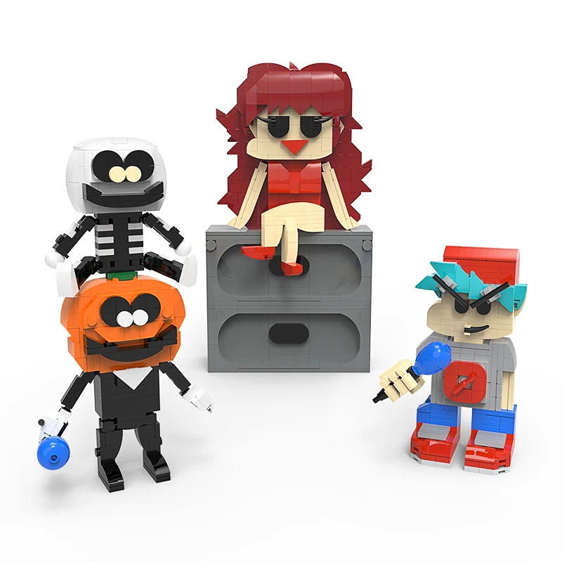 Building Blocks Set Toy | Friday Night Toys | Boyfriend Toy - Moc Cartoon  Game Figure - Aliexpress