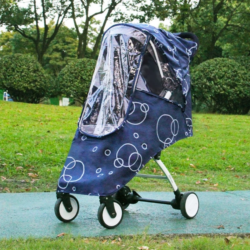 Kleinkinder Kinderwagen Regen Abdeckung Klarer Bildschirm Winddicht Staubdicht Outdoor Zubehör Dropship