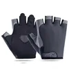 New Cycling Gloves Anti Slip and Shock-absorbing Outdoor Sports Gloves Summer Sun Protection Elastic Fingerless Gloves 1