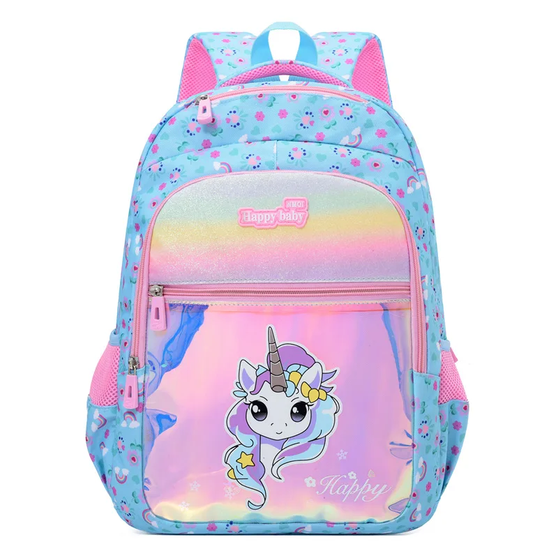 New Unicorn Dinosaur Backpack For Teen Boys and Girls Luminous School Bags Kids Satchels School Youth Bookbag Mochila Escolar