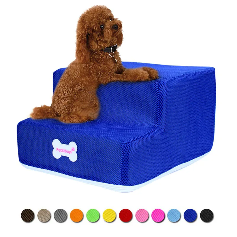 Dog Stairs Soft Dog Bed Dog Ladder Pet 3 Steps Dogs Stairs for Small