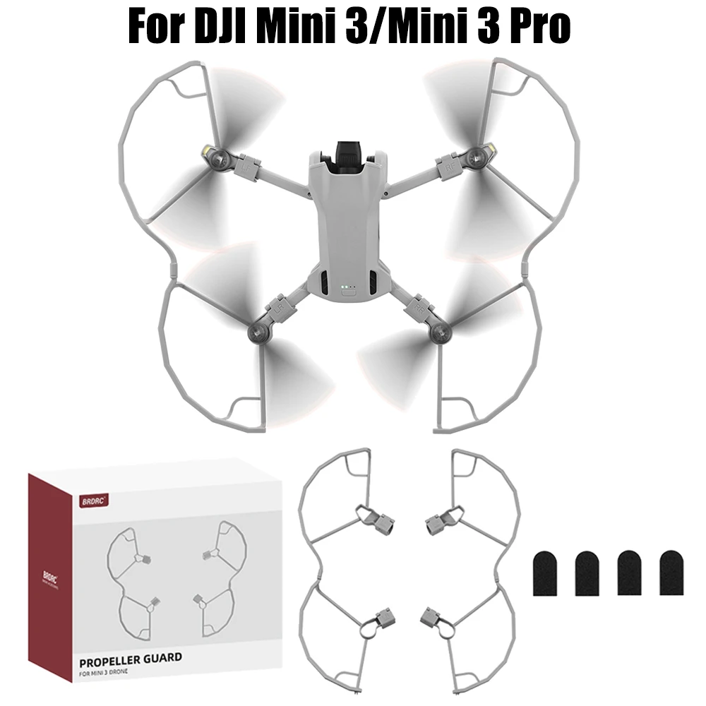 Protecteur Et Support D’hélice 2 En 1 Pour DJI Mini 3 / Mini 3 Pro – TPU Souple – Protection Capteur – Installation Facile