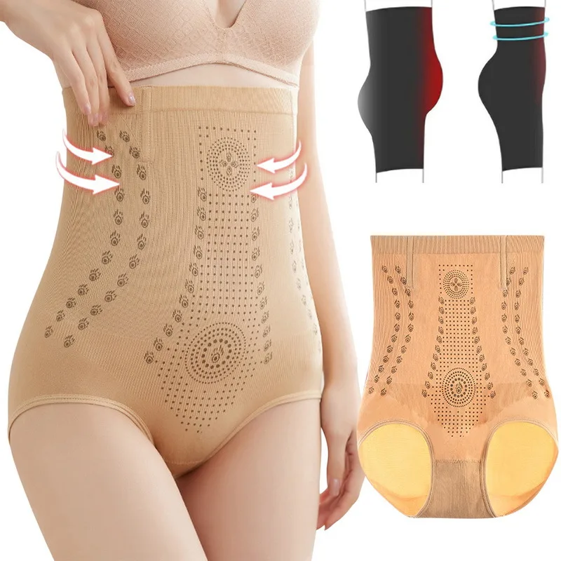 Amberoxus-pantalones de Control de barriga de cintura alta para
