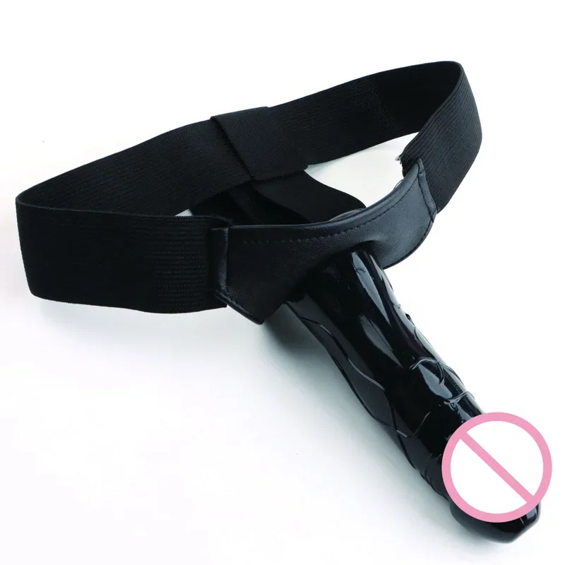 Realistic Strap On Dildo Panties Wearable Hollow Penis Sleeve Strapon Dick Pants Leather Harness Belt Sex Toys For Woman Men Gay sex toys