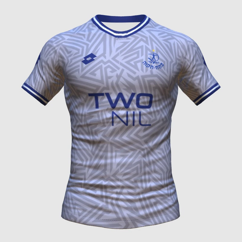 Israeli Premier League Men's Quick-drying T-shirt Sports Breathable Fashion Comfortable Casual Short-sleeved Jersey