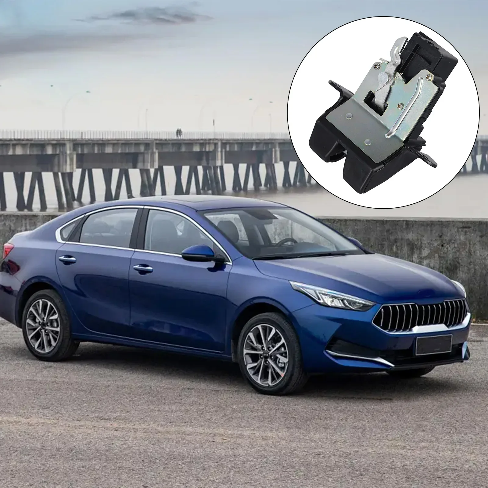 Vehicle Tailgate Lock 14*13*6cm 81230-A6000 Lock 81230A6000 Long-term Performance Robust Mechanism Secure Locking