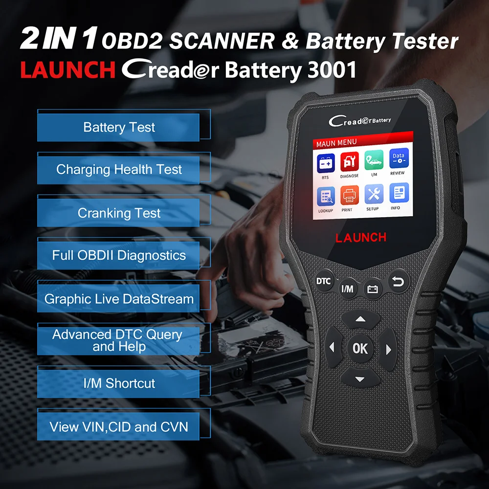 Tanio Uruchomienie X431 CRB3001 Tester akumulatora samochodowego OBD