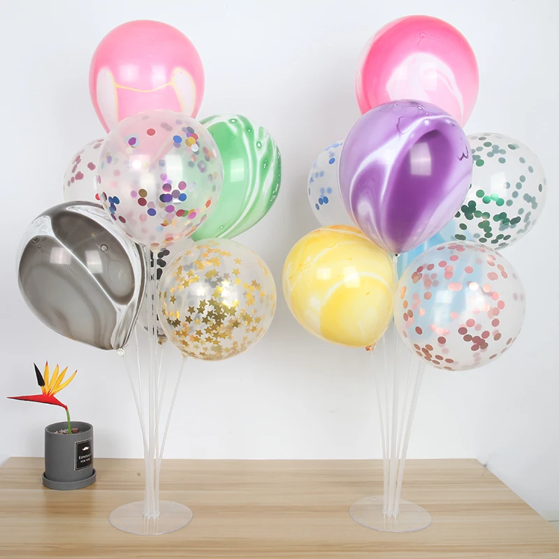 1 Set Balloons Holder Column Stand Stickers for Kids Birthday Party Baby Shower Graduation Decoration Wedding |