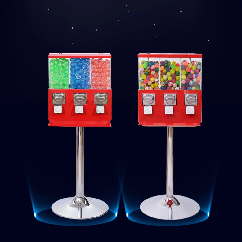 Mini Distributore Automatico Di Capsule Giocattolo Gashapon Distributore Automatico Di Caramelle Triple