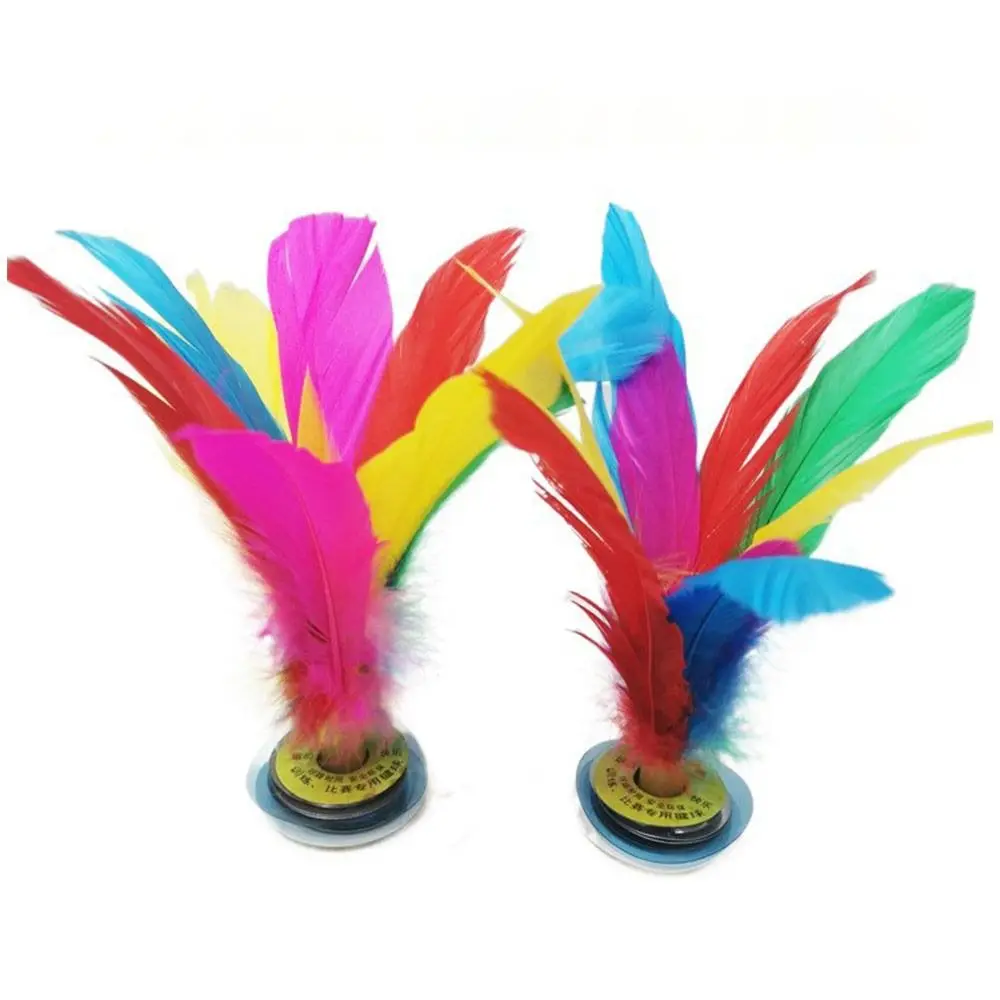 Volant Jianzi Chinois - Plumes Colorées - Jeu De Pied Sportif