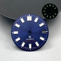 Sunray Green Luminous Dial and Hands for Custom Watch Modification (Blue)