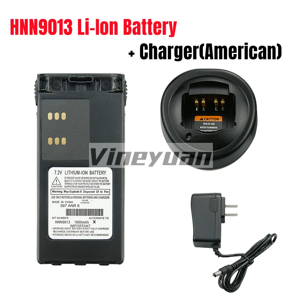 Batteria Ricambio Per Walkie-Talkie Motorola GP340 GP380 - 1800mAh 7.2V NiMH, Alta Autonomia - Foto 2