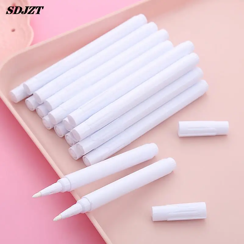 White Liquid Chalk Marker Pen Used on Glass Windows Chalkboard Erasable Art Supplies for Artist 5pcs white marker pens pen marker markers pen marker pens marker pen art marker pens art markers liquid chalk markers paint marker pens