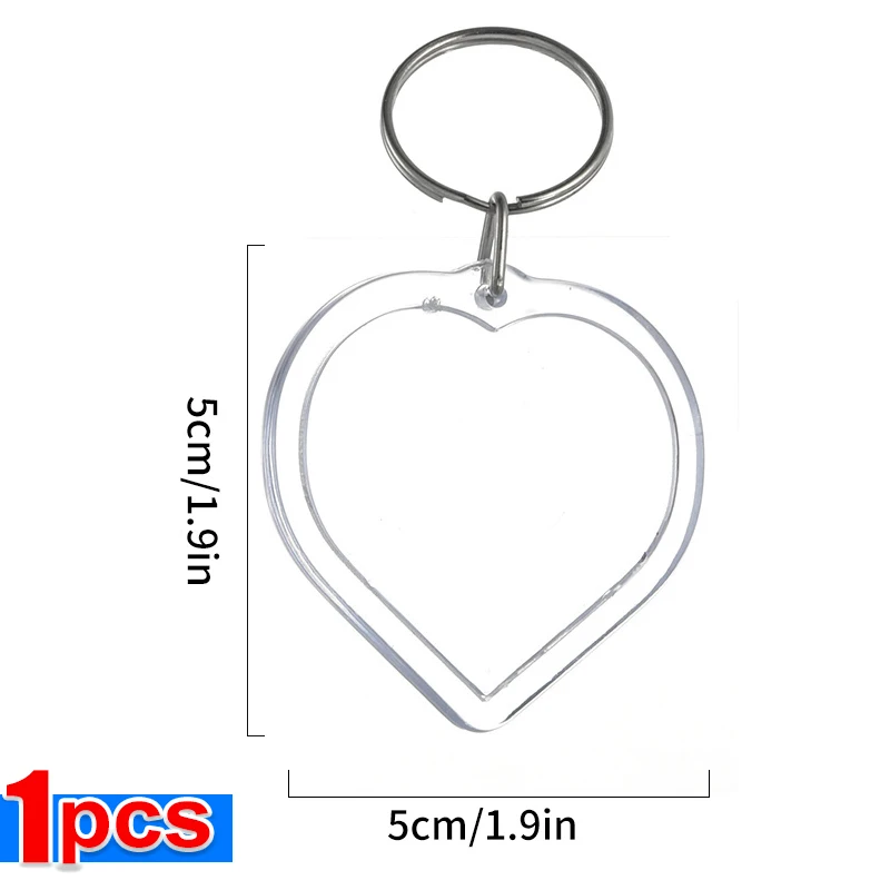 Customizable Clear Acrylic Keychain Frame - Perfect
