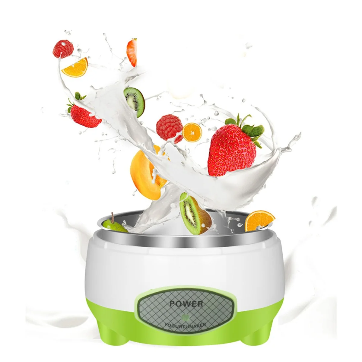 A78E-Yogurt Maker Compact Greek Yogurt Maker Machine DIY Homemade Yogurt for Home Organic Cheese US PLUG