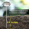 Compost Soil Tester Meter 20cm Measuring Probe Stainless Steel Thermometer Temperature Monitor for Garden Lawn Plant Pot Tools 2