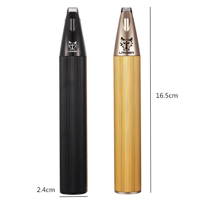 Pet Hair Trimmer Aluminum Alloy Clipper Rechargeable Pet Foot Hair Trimmer Dog/Cats Grooming and Care Electric Hair Cutting Machine 2 Colors