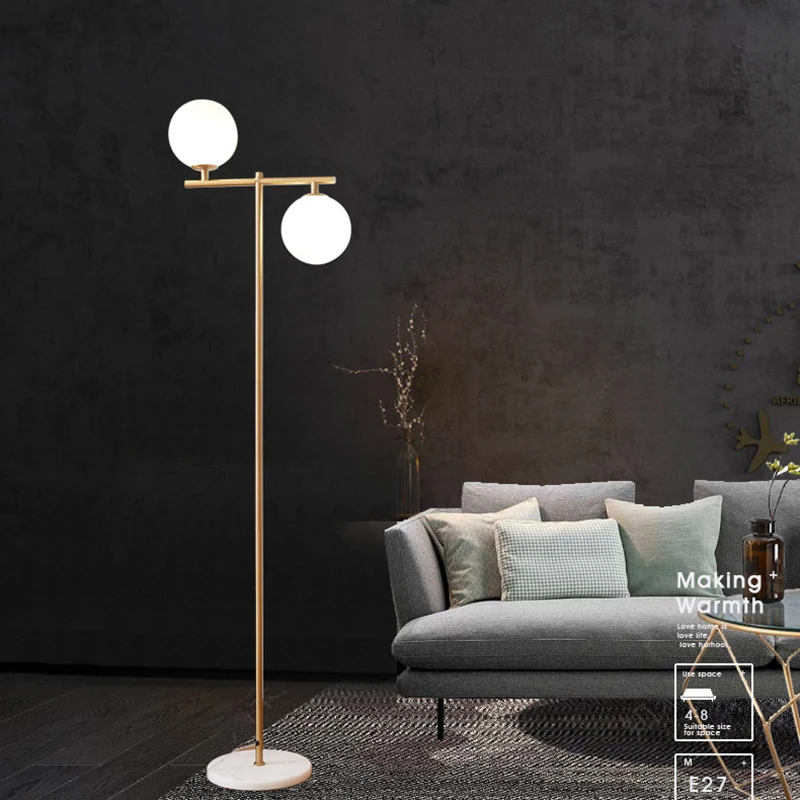 

Nordic Floor Lamps for Living Room Modern Simple Marble Iron Night Stand Lamp For Bedroom Corner Floor Lamp Room Decor Led Light