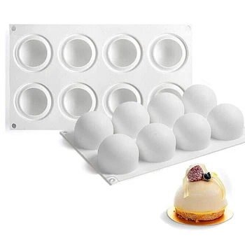 3D Sphere Silicone Baking Mold 1