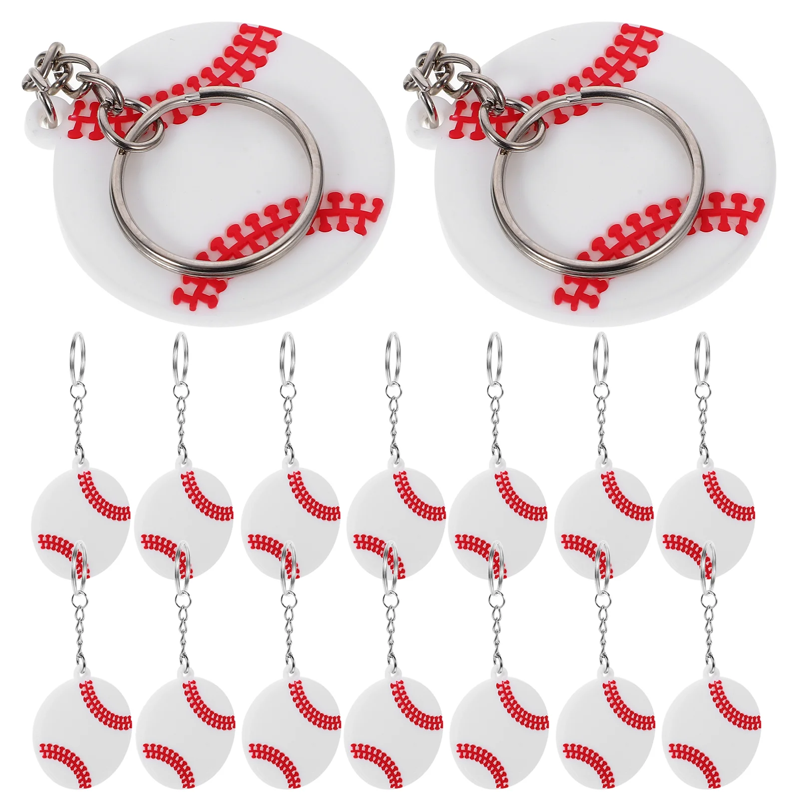 20 Pcs Volleyball Key Ring Volleyball Keychain Volleyball Charms Sports Keychain Sports Party Favors