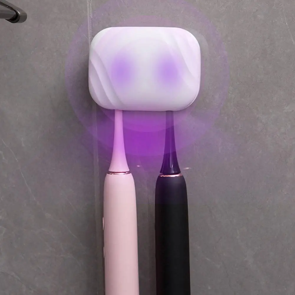 UV-C 전동 칫솔 살균기 360도 소독 빠른 분당 USB 디자인 충전식 클린 월 폴더블 3 C8L7