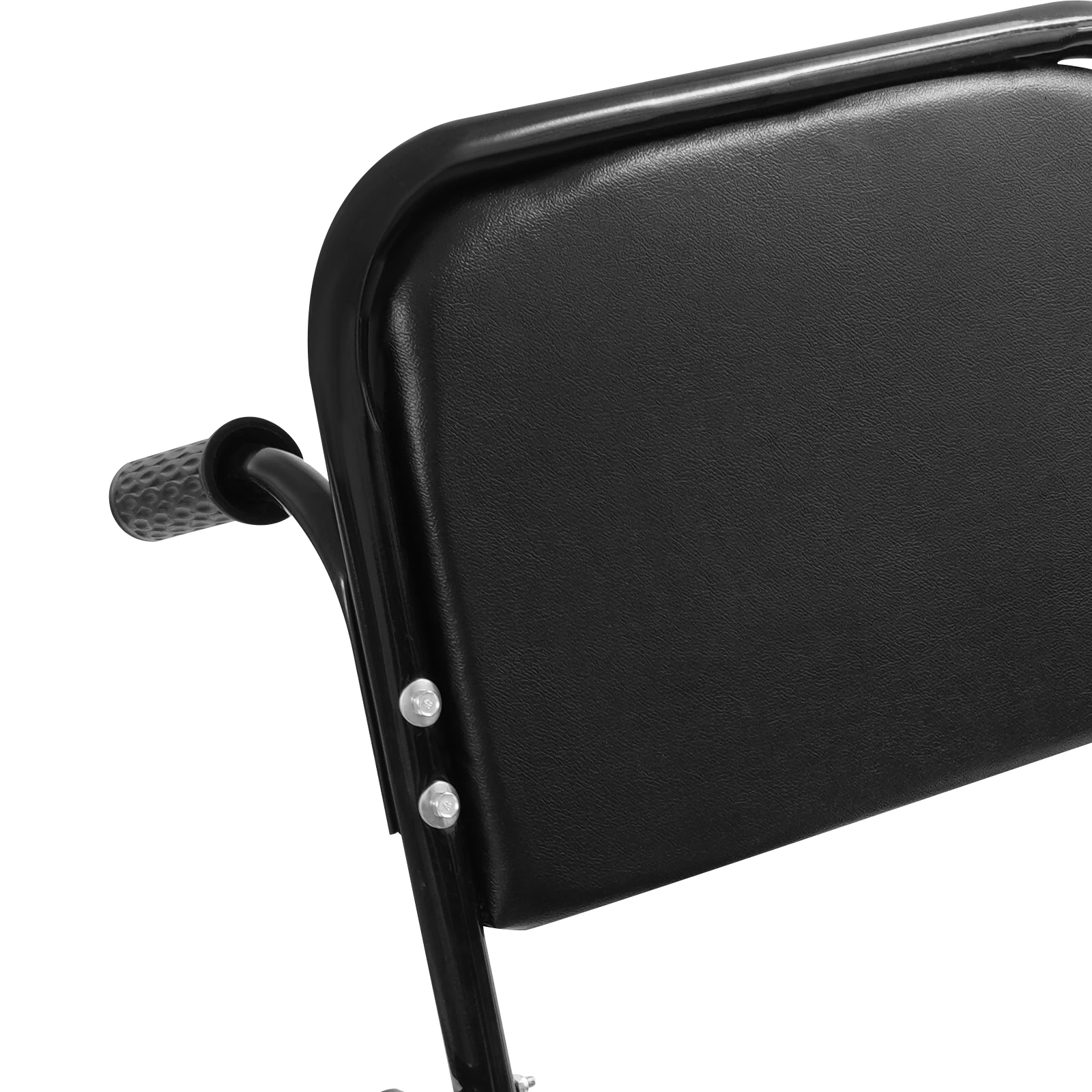 Schwarzer Rollstuhl für Menschen mit Behinderung Toilettenstuhl Duschstuhl Bettseitiger Toilettenstuhl mit Armlehnen für Senioren usw. – Detail 22
