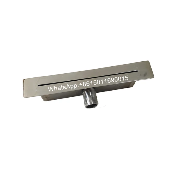 Rozsdamentes Acél Vízesés Udvar Kültéri Medence Vízfüggöny Fal Táj Szökőkút - Image 4