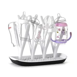 Baby Bottle Drying Rack Large Size Baby Feeding Storage Bottles Cleaning Dryer Drain Racks Water Cup Holder