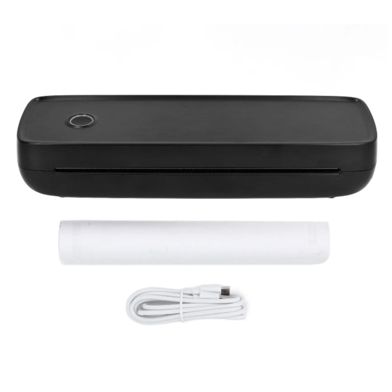 【신제품】A80 열전사 프린터 203dpi IOS 시스템용 휴대용 잉크리스 용지 인쇄 블랙