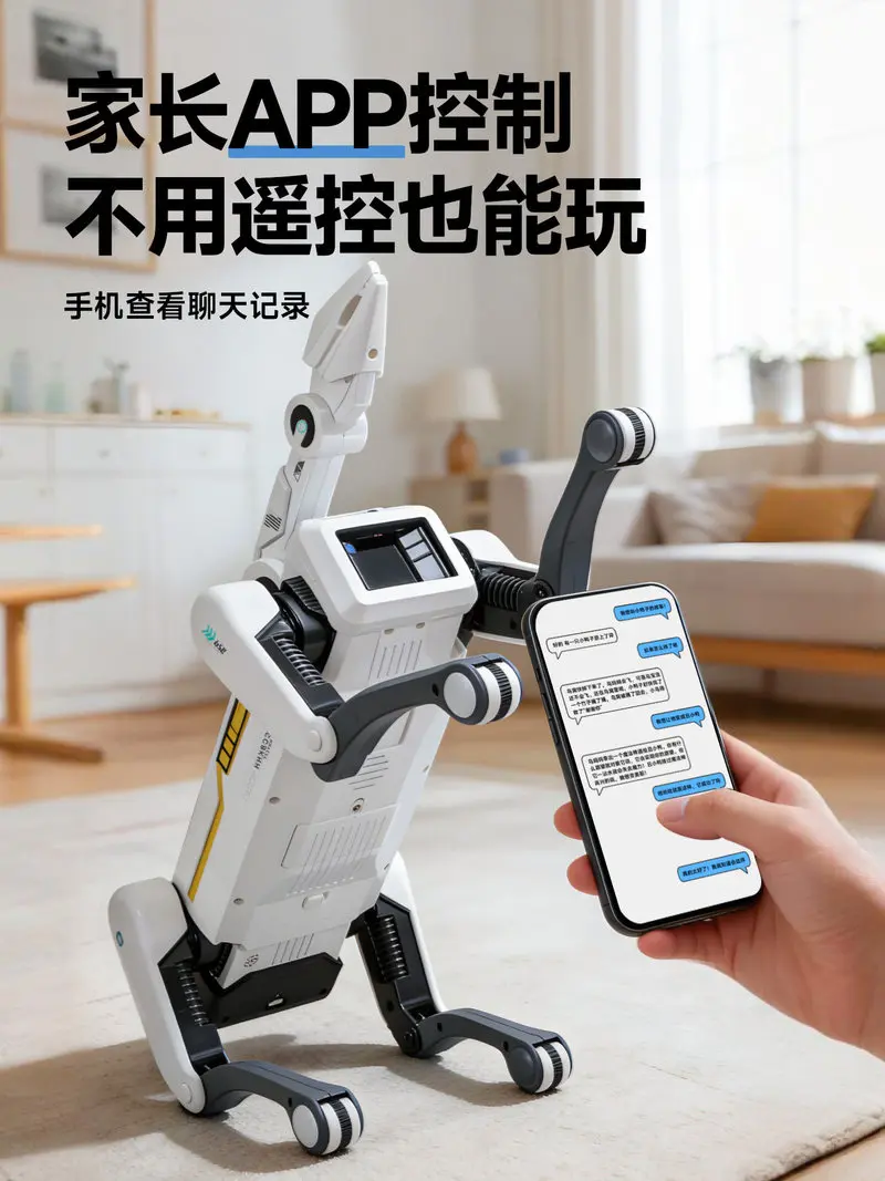 머신 2026 새로운 AI 로봇 강아지 생체공학 기계팔 원격 제어 전기 인터랙티브 반려동물 장난감 어린이 가정 놀이용