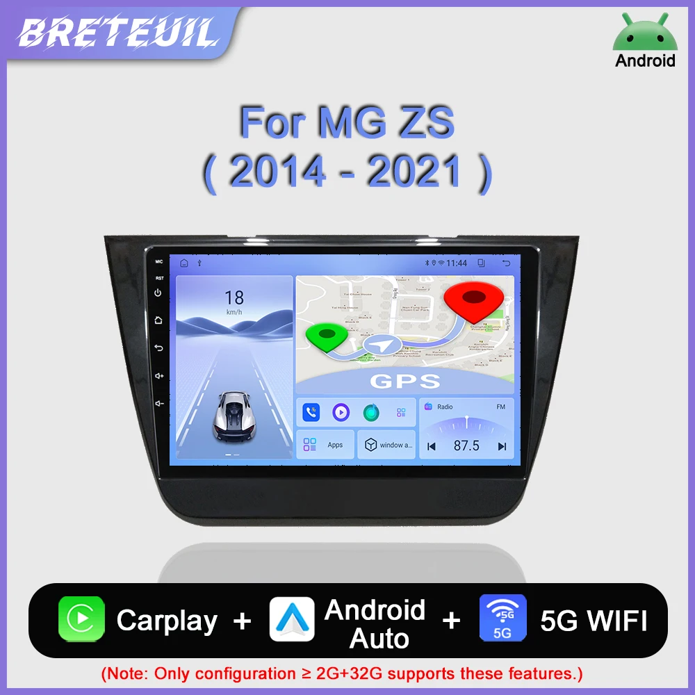 

Автомагнитола для MG ZS 2014 2015 2016 2017 2018 2019 2020 2021 Android мультимедийный плеер Carplay GPS навигация Сенсорный экран авто стерео