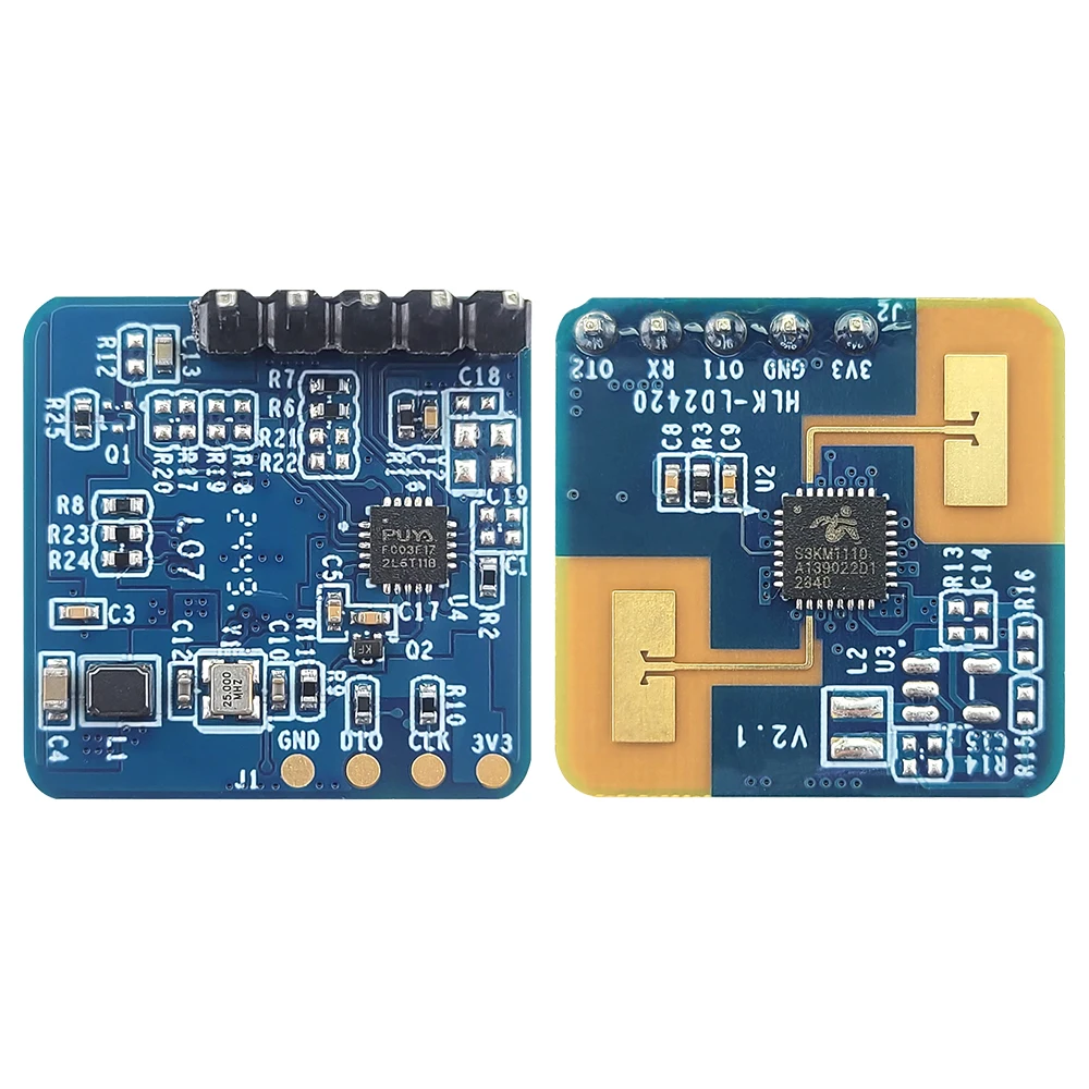 LD2420 Radarmodule Menschliches Bewegungssensormodul 24 GHz Unterstützung GPIO UART-Schnittstelle Low Power Smart Sensor 5PIN – Detail 1