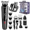 Kemei KM-600 Electric Hair Clipper Beard Trimmer Razor Shaver Men Shaving Machine Hair Cutting Nose Trimmer 11 in 1 Styling Tool 1