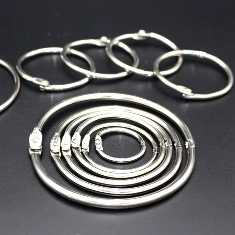 Metal Ring Binder 10pcs Metal Ring Binder 20mm for DIY Office Book Paper