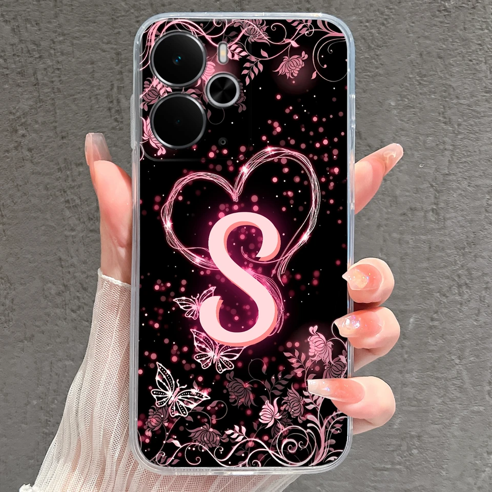Sparkling Butterfly Shockproof Non-slip Transparent Phone Case Housing