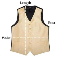 Hommes Gilet marron chevrons affaires Gilet veste décontracté mince pour mariage marié Banquet Gilet Gilet 5