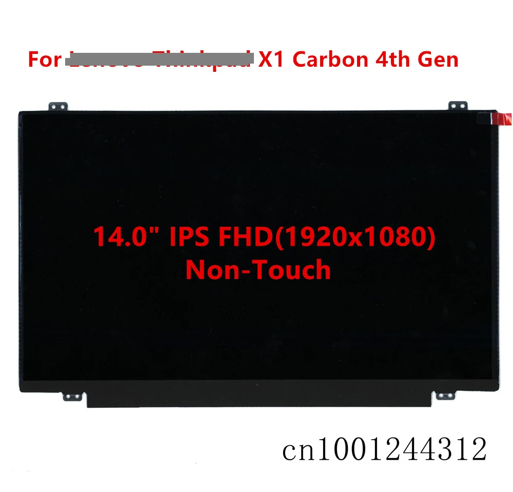

Новый оригинальный ЖК-экран X1 Carbon 4-го поколения IPS 14,0 дюйма FHD(1920x1080) без касания