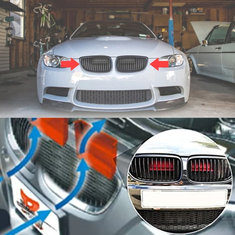 Car Dynamic Air-Scoops Flow Intake-Scoop Fit for E90 91 E92 E93 E84 Air Scoop-Ram Air Cold Air Intake Vehicle Auto-Parts L9BC