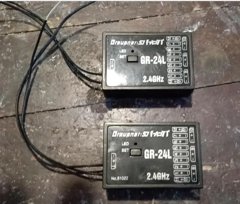 グラウプナー (GR-12)  Graupner ジャイロ 受信機 Graupner graupner GR-24Lチャンネル受信機Shotfhss w