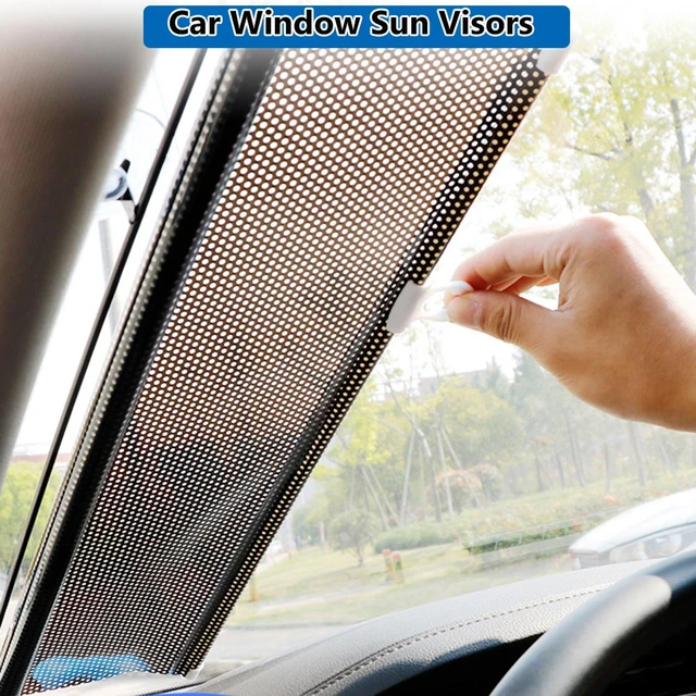 Auto Retractable Car Windshield Sun Shade Curtain UV Protection Sun Visor  Block