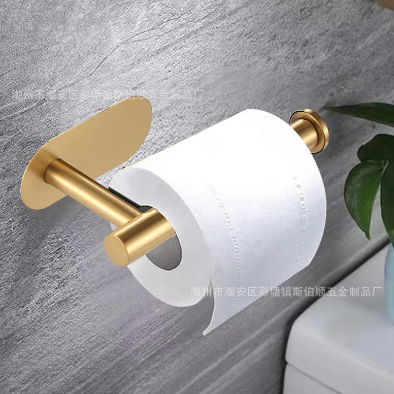 Bathroom Roll Holder Cross-border Stainless Steel Paper Towel Holder Bathroom Multi-functional Toilet Paper Toilet toilet paper holder