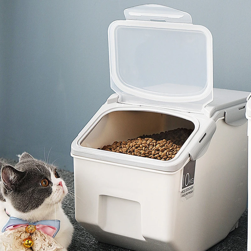 10kgLargeCapacityDogFeedersSealedFoodStorageBucket