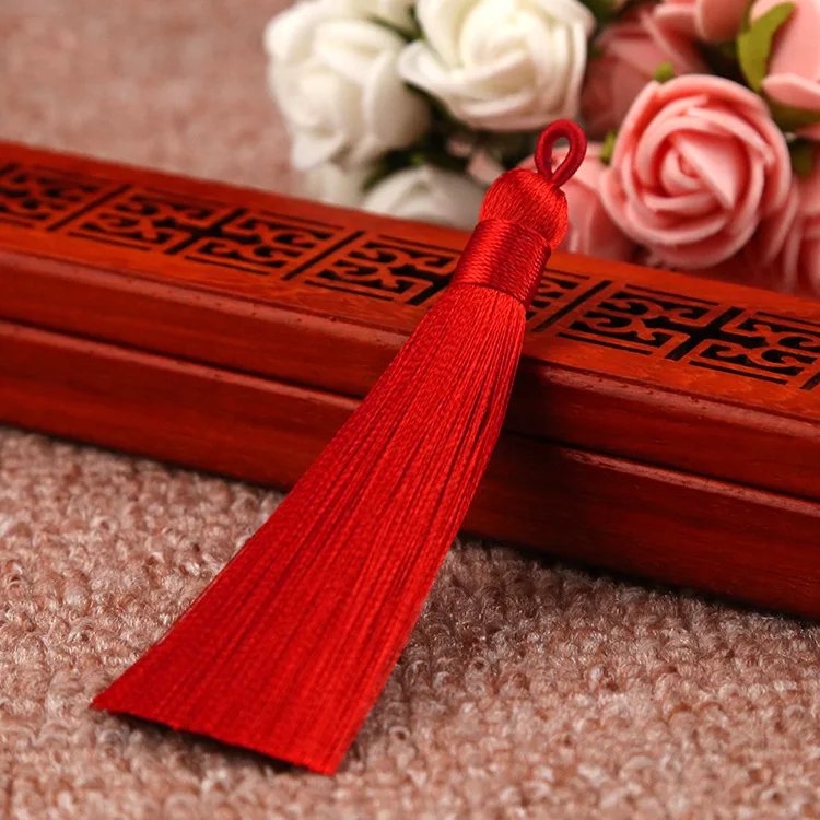 Tassel decoration 2/5/10PCS 8cm polyester silk tassel vertical tassel decoration crafts DIY jewelry home decoration sewing curtain accessories