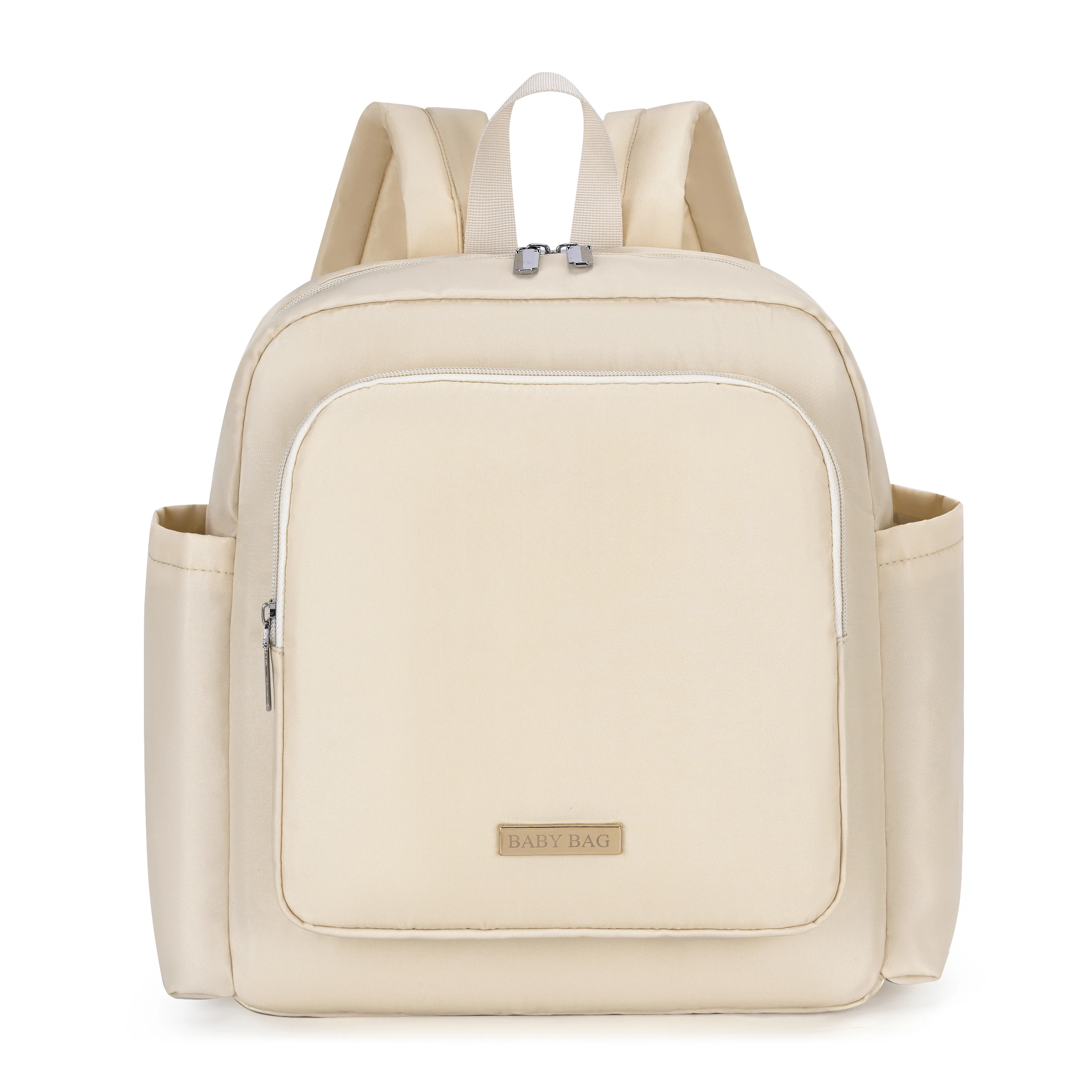 Single Large-capacity Baby Carrier Backpack, Travel Casual Bag, With Bottle Insulation Function And Water Cup Slot_voghion.com