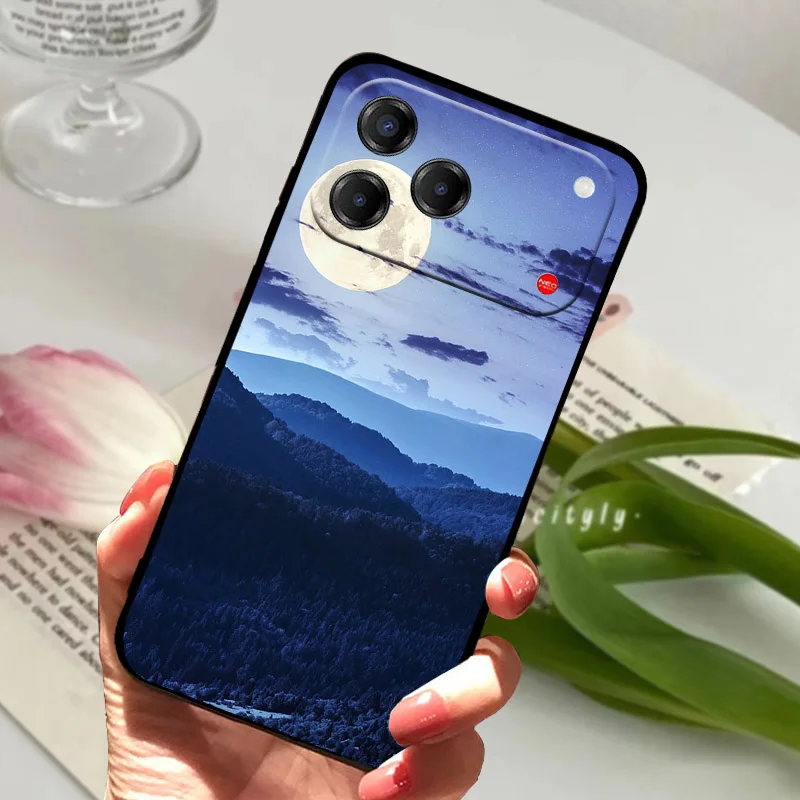 Luxury TPU Silicone Soft Back Cover for ZTE Blade V80 Pro 4G - Elegant  Coque